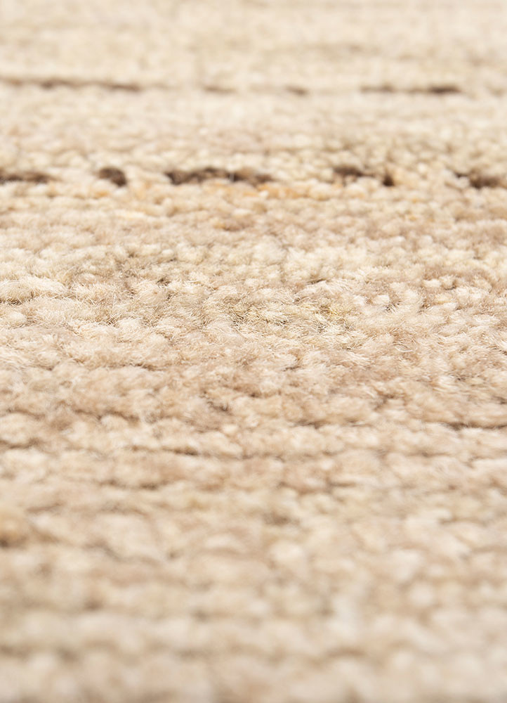 manifest beige and brown afghan wool hand knotted Rug - CloseUp manifest beige and brown afghan wool hand knotted Rug - CloseUp