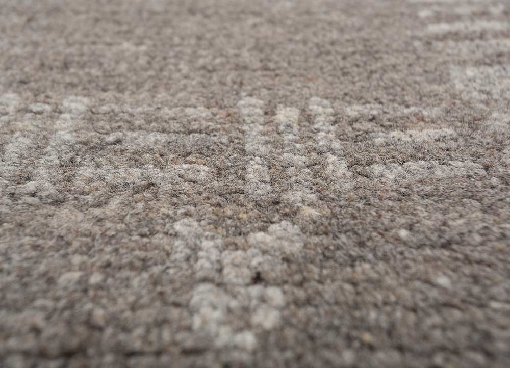 thyme grey and black afghan wool hand knotted Rug - CloseUp thyme grey and black afghan wool hand knotted Rug - CloseUp