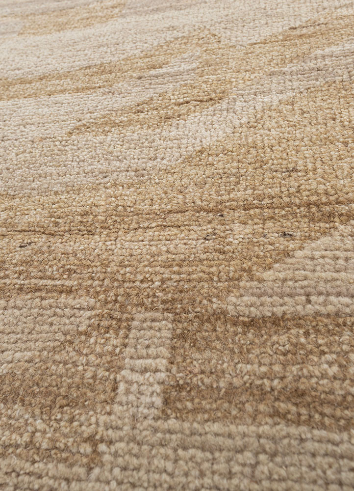 manifest beige and brown afghan wool hand knotted Rug - CloseUp manifest beige and brown afghan wool hand knotted Rug - CloseUp