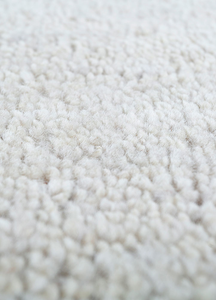 thyme ivory wool hand knotted Rug - CloseUp thyme ivory wool hand knotted Rug - CloseUp