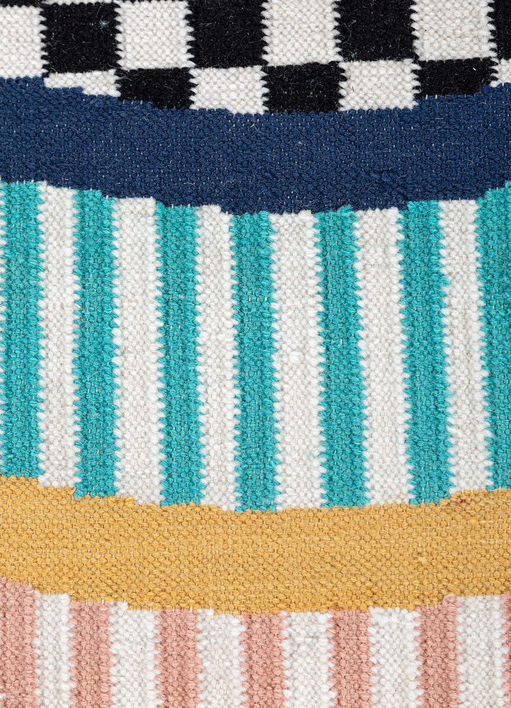 zen and zest ivory wool flat weaves Rug - CloseUp zen and zest ivory wool flat weaves Rug - CloseUp