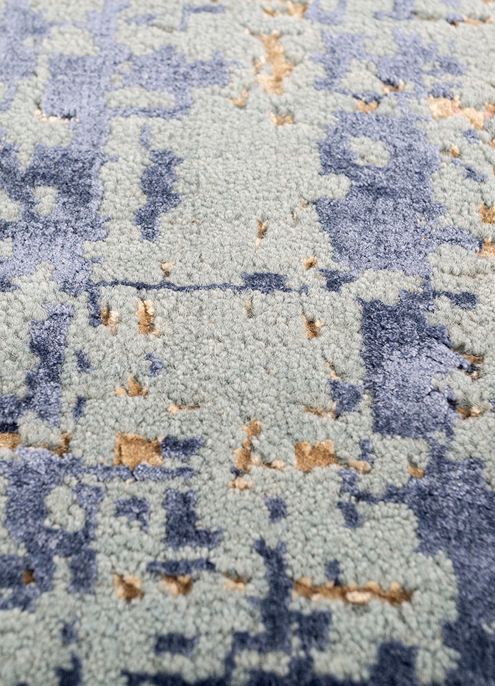 chaos theory by kavi multi wool and bamboo silk hand knotted Rug - CloseUp chaos theory by kavi multi wool and bamboo silk hand knotted Rug - CloseUp