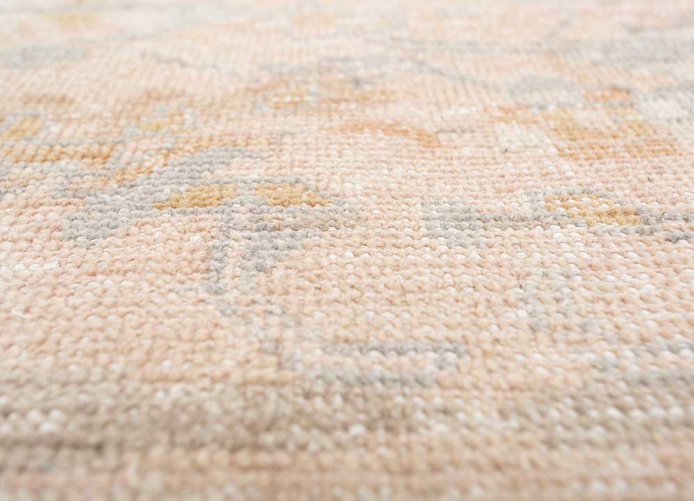 erbe gold wool hand knotted Rug - CloseUp erbe gold wool hand knotted Rug - CloseUp