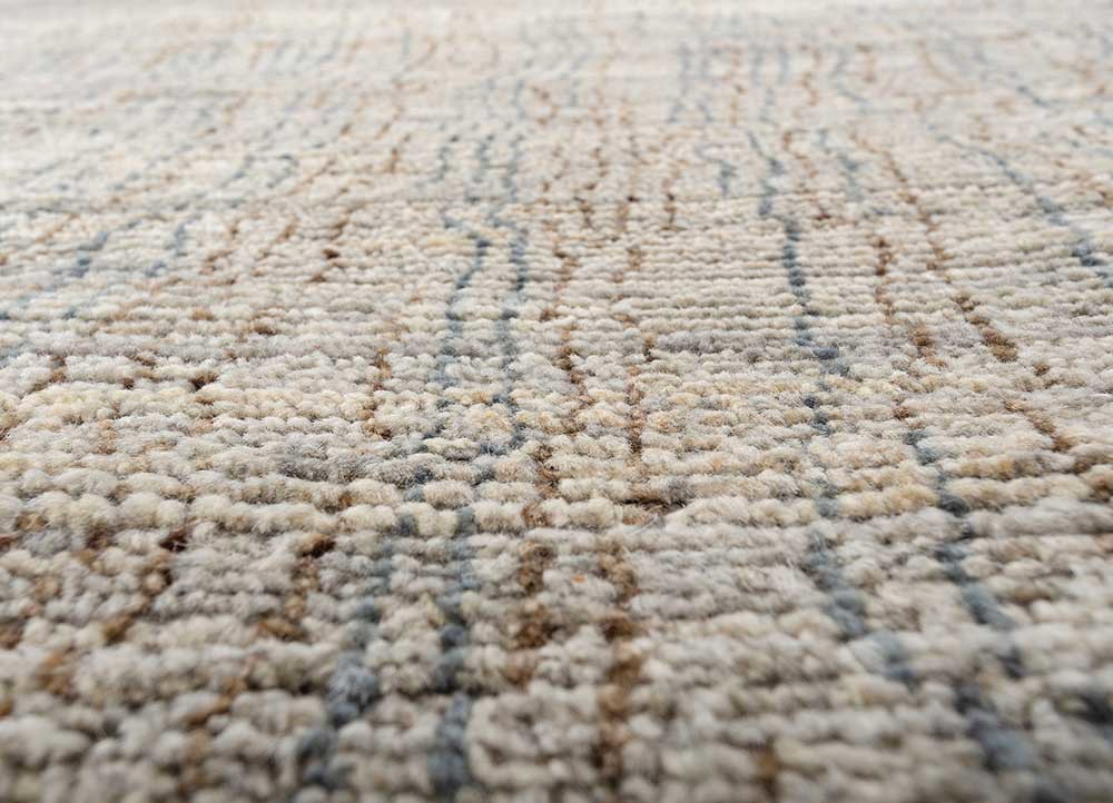 manifest blue afghan wool hand knotted Rug - CloseUp manifest blue afghan wool hand knotted Rug - CloseUp