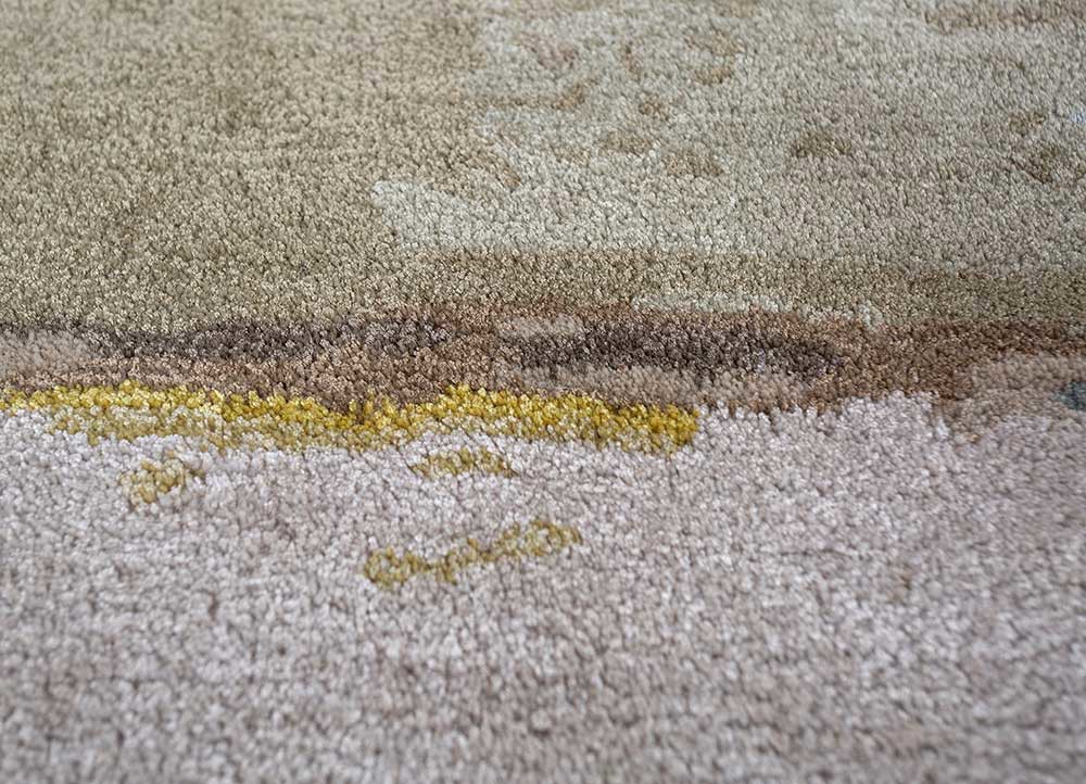 genesis green wool and viscose hand tufted Rug - CloseUp genesis green wool and viscose hand tufted Rug - CloseUp