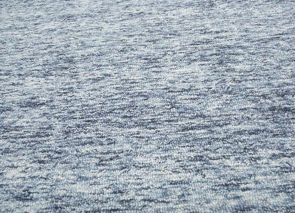 pathways blue wool hand tufted Rug - CloseUp pathways blue wool hand tufted Rug - CloseUp