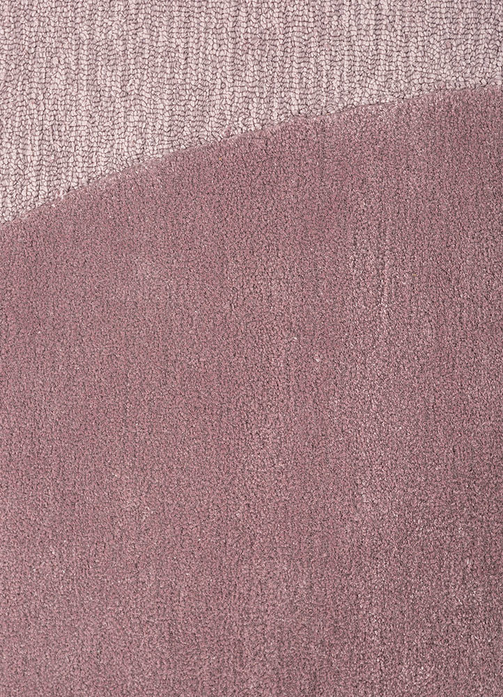 cera pink and purple wool and viscose hand tufted Rug - CloseUp cera pink and purple wool and viscose hand tufted Rug - CloseUp