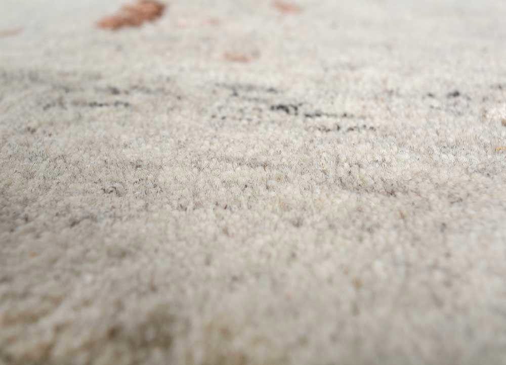 confetti ivory wool and viscose hand tufted Rug - CloseUp
