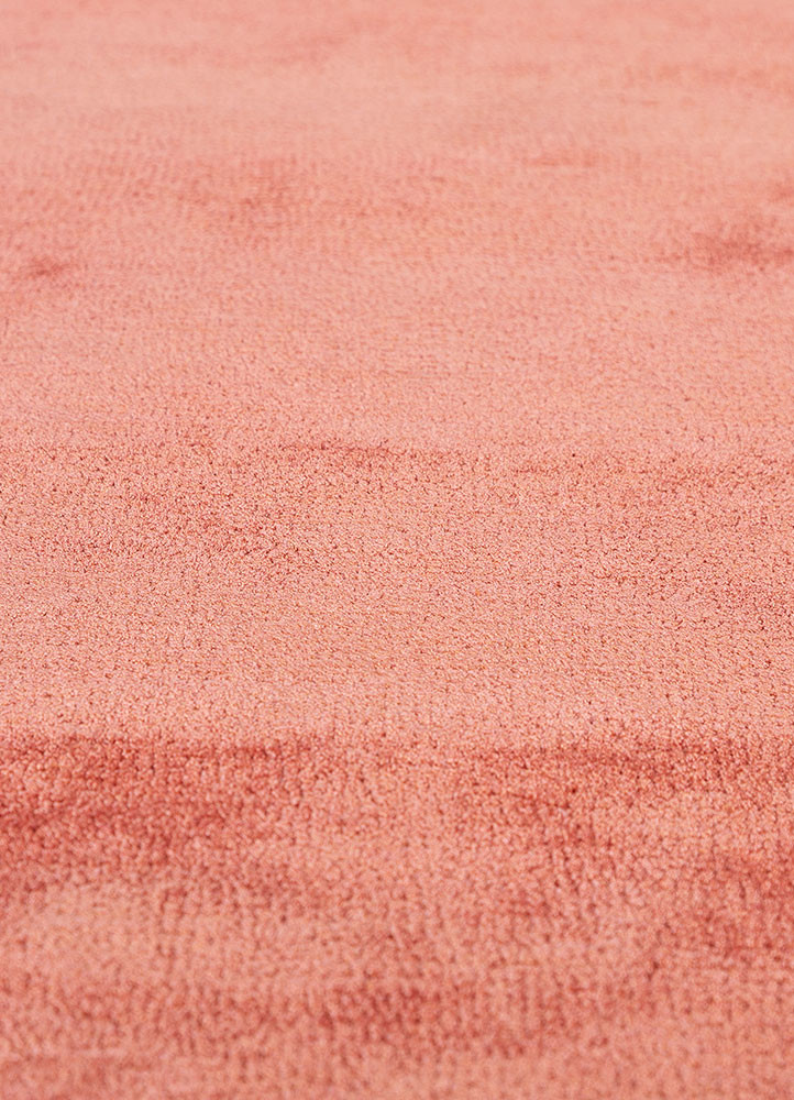 cera red and orange viscose hand tufted Rug - CloseUp cera red and orange viscose hand tufted Rug - CloseUp