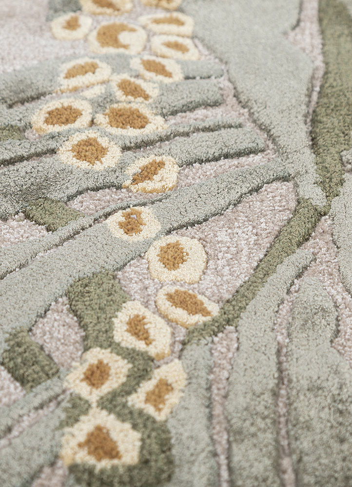 aurelia ivory wool and viscose hand tufted Rug - CloseUp