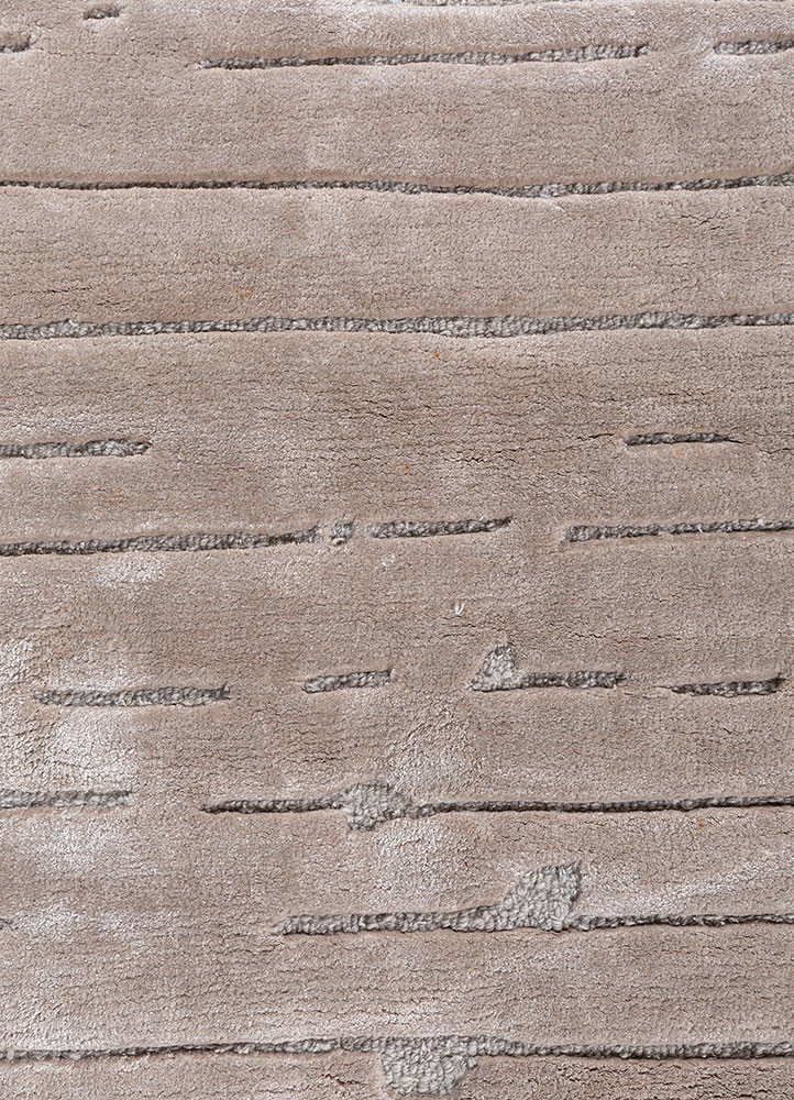 cera ivory wool and viscose hand tufted Rug - CloseUp