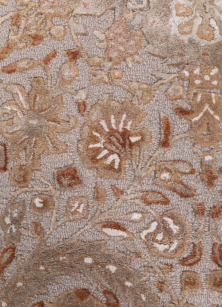 bodhi ivory wool and viscose hand tufted Rug - CloseUp bodhi ivory wool and viscose hand tufted Rug - CloseUp