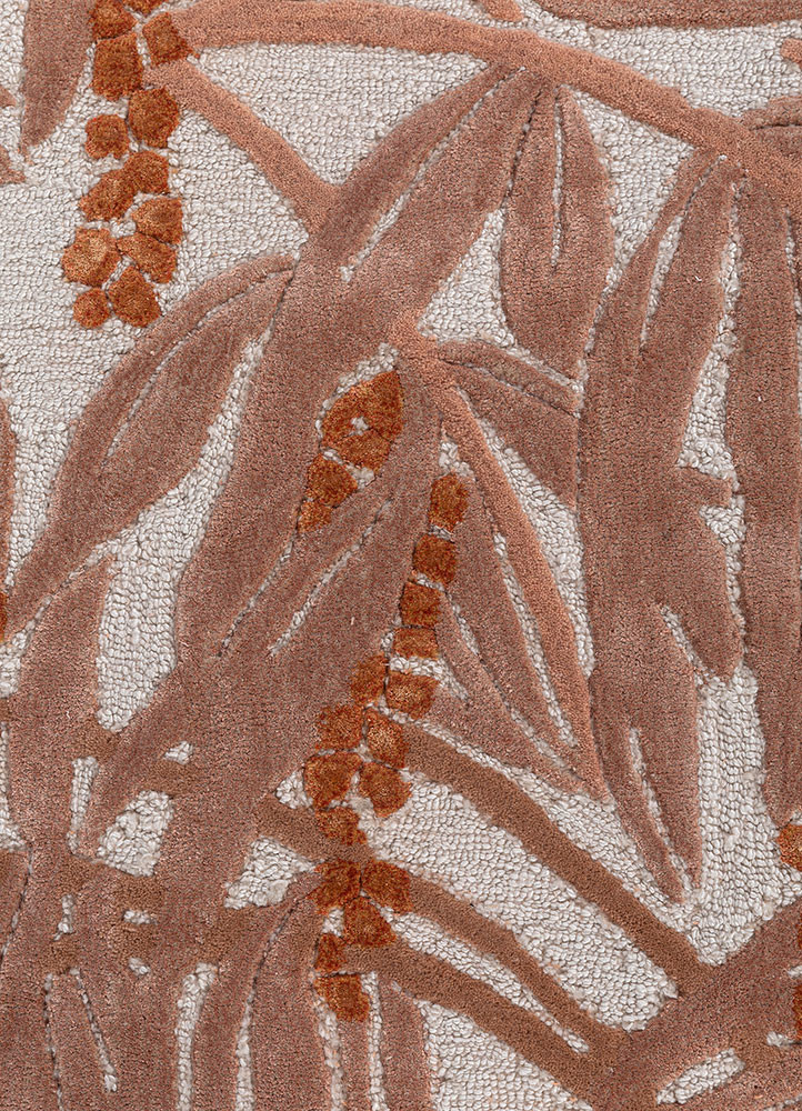 aurelia ivory wool and viscose hand tufted Rug - CloseUp