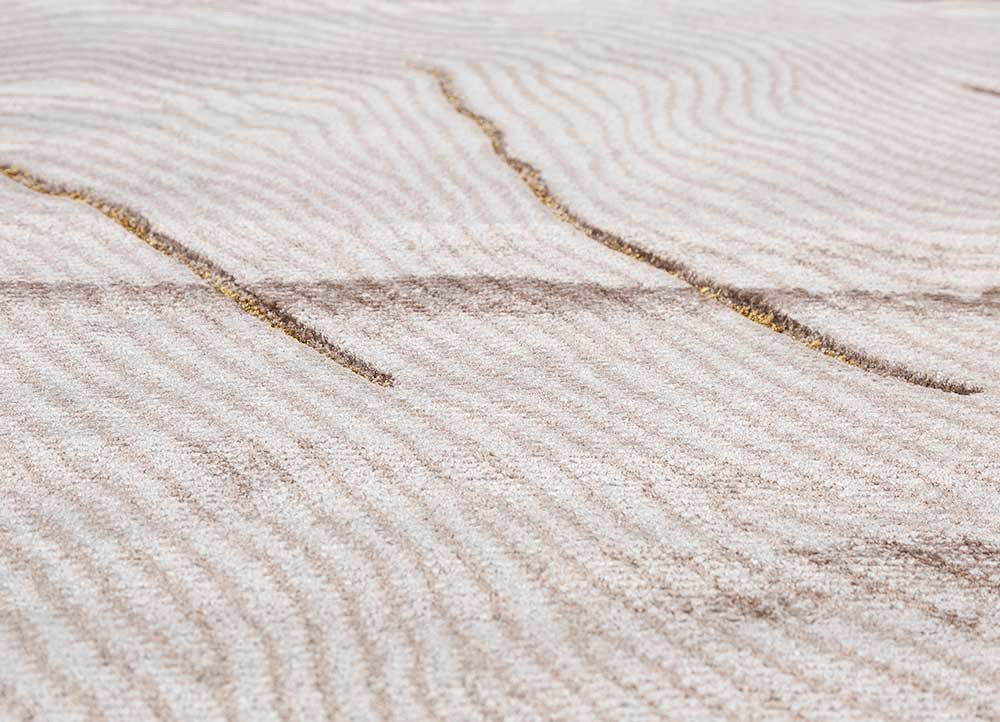 azalea beige and brown bamboo silk hand knotted Rug - CloseUp azalea beige and brown bamboo silk hand knotted Rug - CloseUp