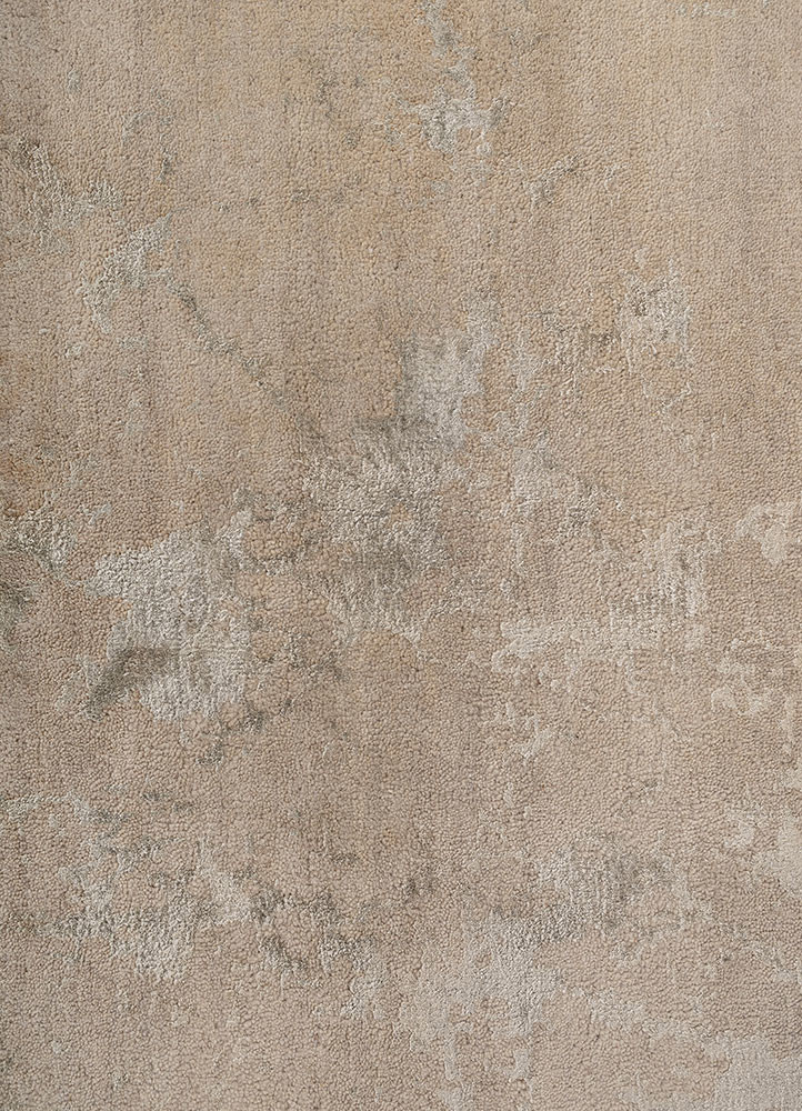 chaos theory by kavi grey and black wool and bamboo silk hand knotted Rug - CloseUp chaos theory by kavi grey and black wool and bamboo silk hand knotted Rug - CloseUp