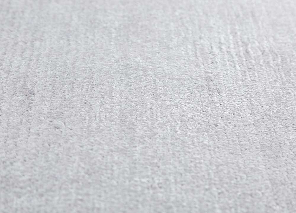 konstrukt blue wool and bamboo silk hand loom Rug - CloseUp