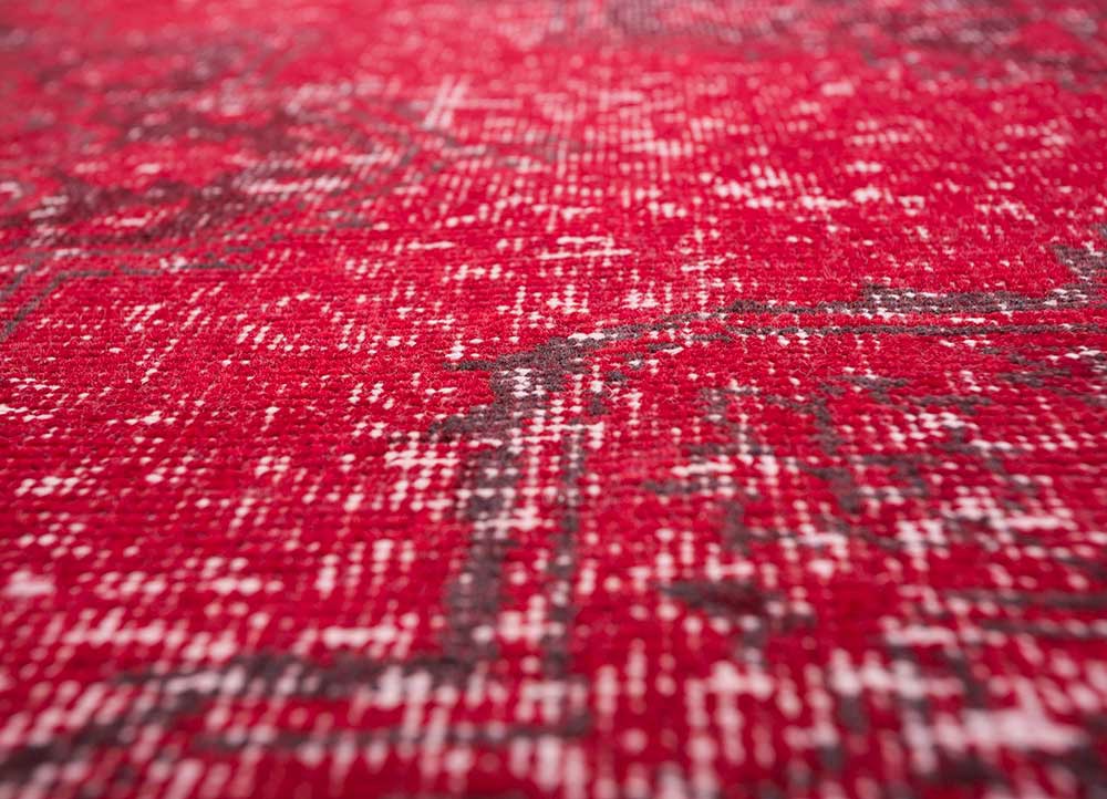 lacuna red and orange wool hand knotted Rug - CloseUp lacuna red and orange wool hand knotted Rug - CloseUp