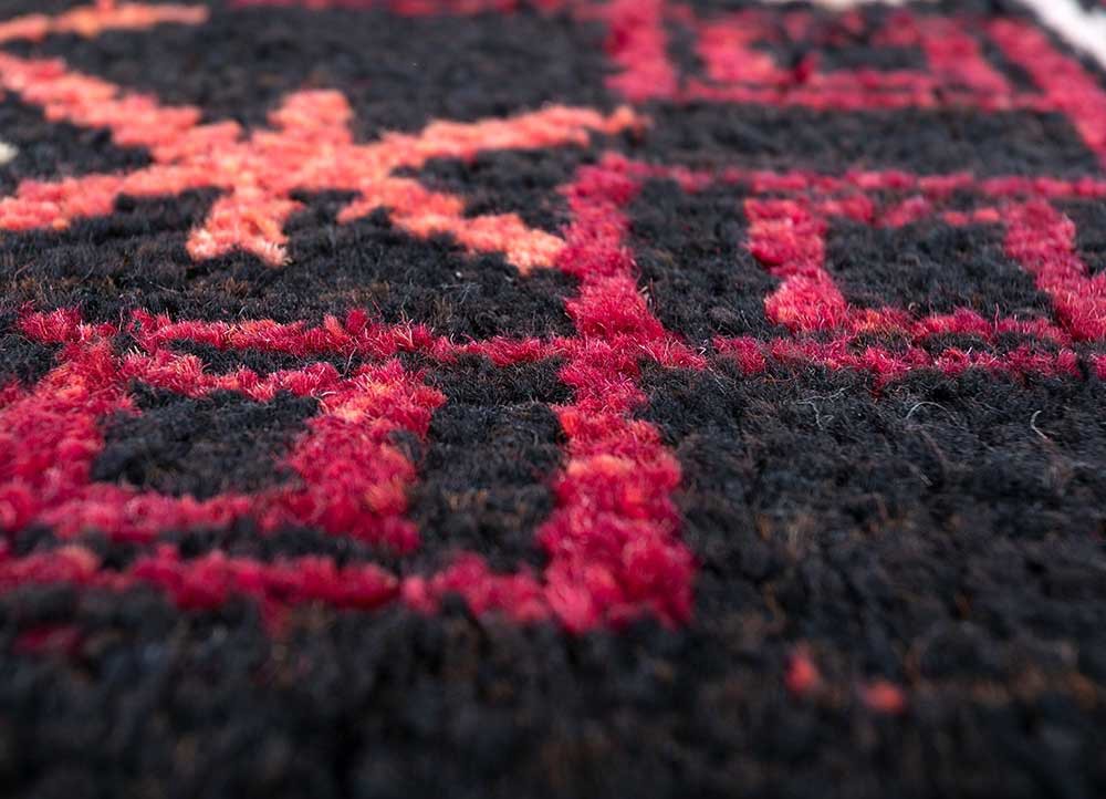 nuray beige and brown wool hand knotted Rug - CloseUp nuray beige and brown wool hand knotted Rug - CloseUp