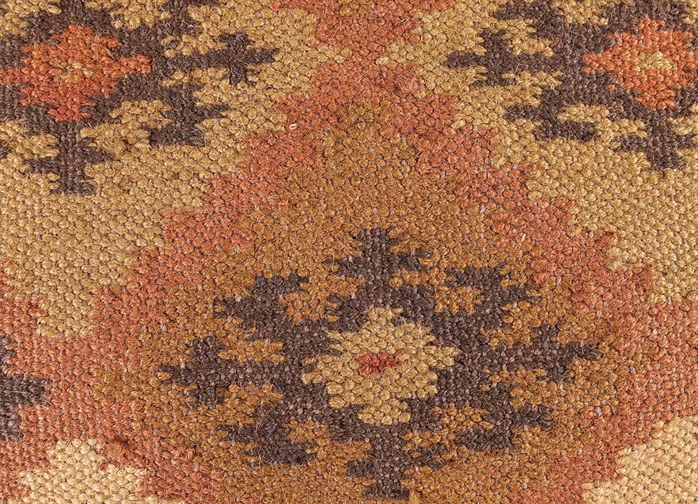 cushion beige and brown jute and hemp cushion cover Home Textile - CloseUp cushion beige and brown jute and hemp cushion cover Home Textile - CloseUp
