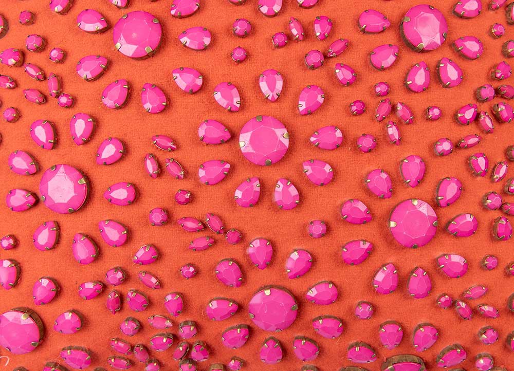 cushion red and orange wool cushion cover Home Textile - CloseUp