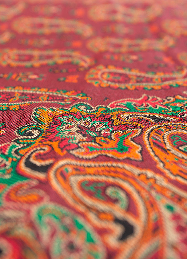 gulmarg red and orange silk and zari wall art WALL ART & TAPESTRY - CloseUp gulmarg red and orange silk and zari wall art WALL ART & TAPESTRY - CloseUp
