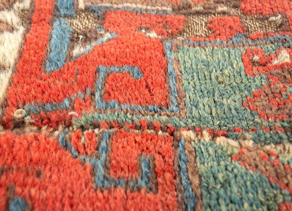 wall pieces red and orange wool wall art WALL ART & TAPESTRY - CloseUp