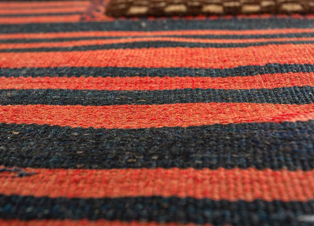 bespoke sile red and orange wool wall art WALL ART & TAPESTRY - CloseUp
