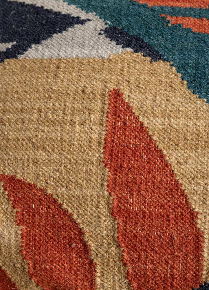 cushion red and orange wool cushion cover Home Textile - CloseUp cushion red and orange wool cushion cover Home Textile - CloseUp