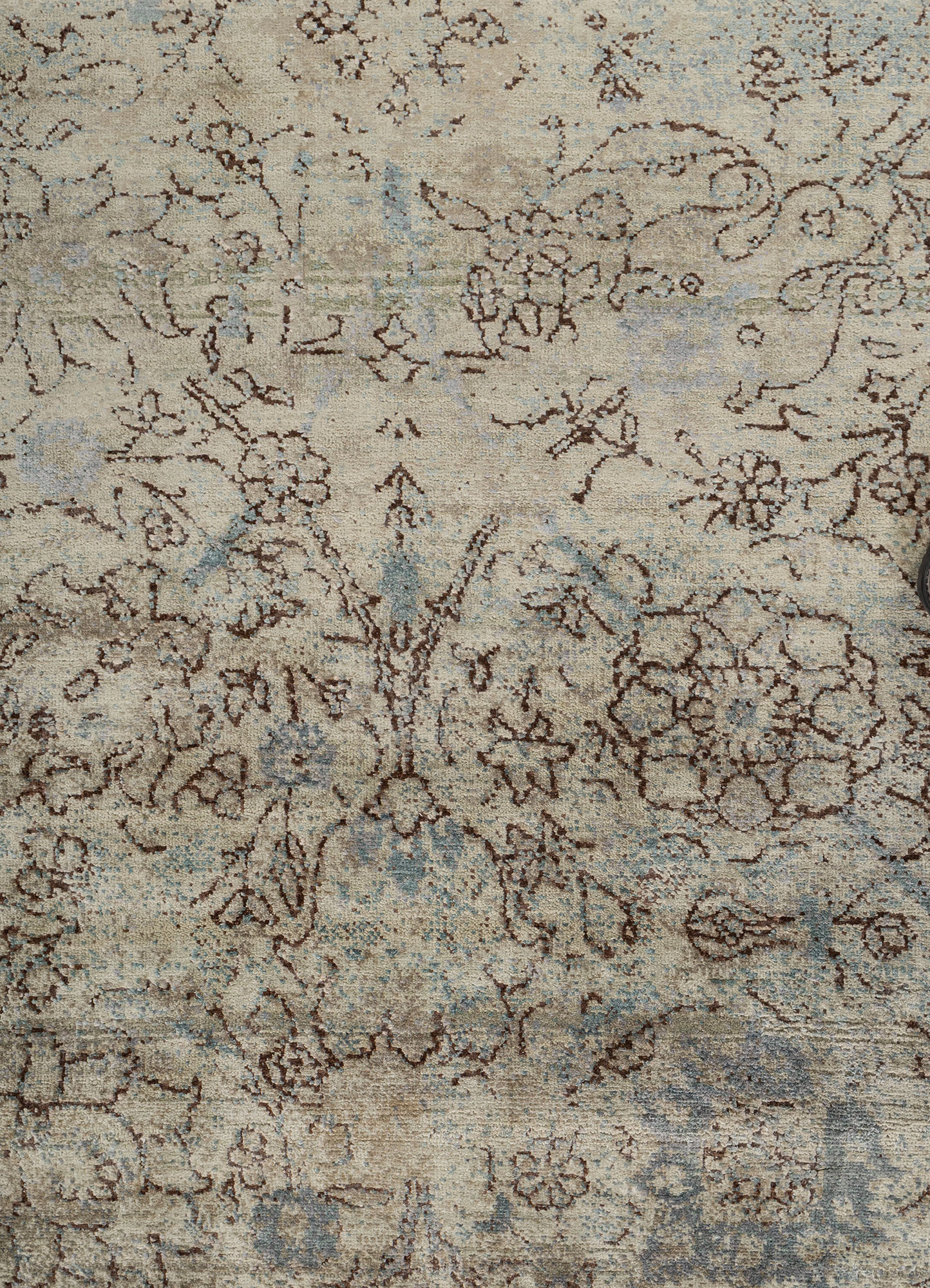 Aurora Color Rug Aurora Ivory Hand Knotted Wool & Silk Rugs-Akws-13049-Jaipur Rugs FR