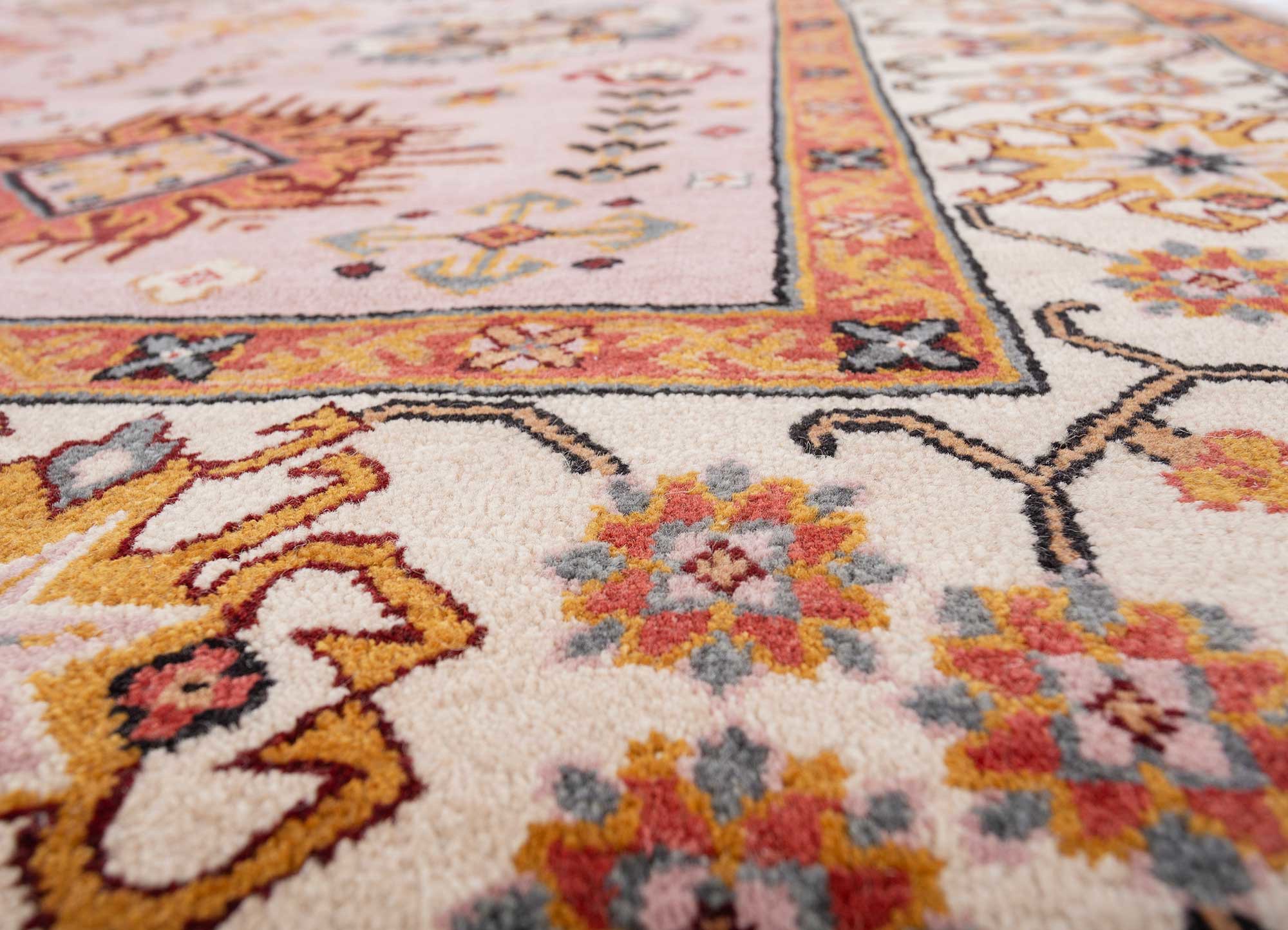 Sahvsna Rugs Savana Pink & Purple Hand Knotted Wool Rugs-Epr-1506-Jaipur Rugs AE