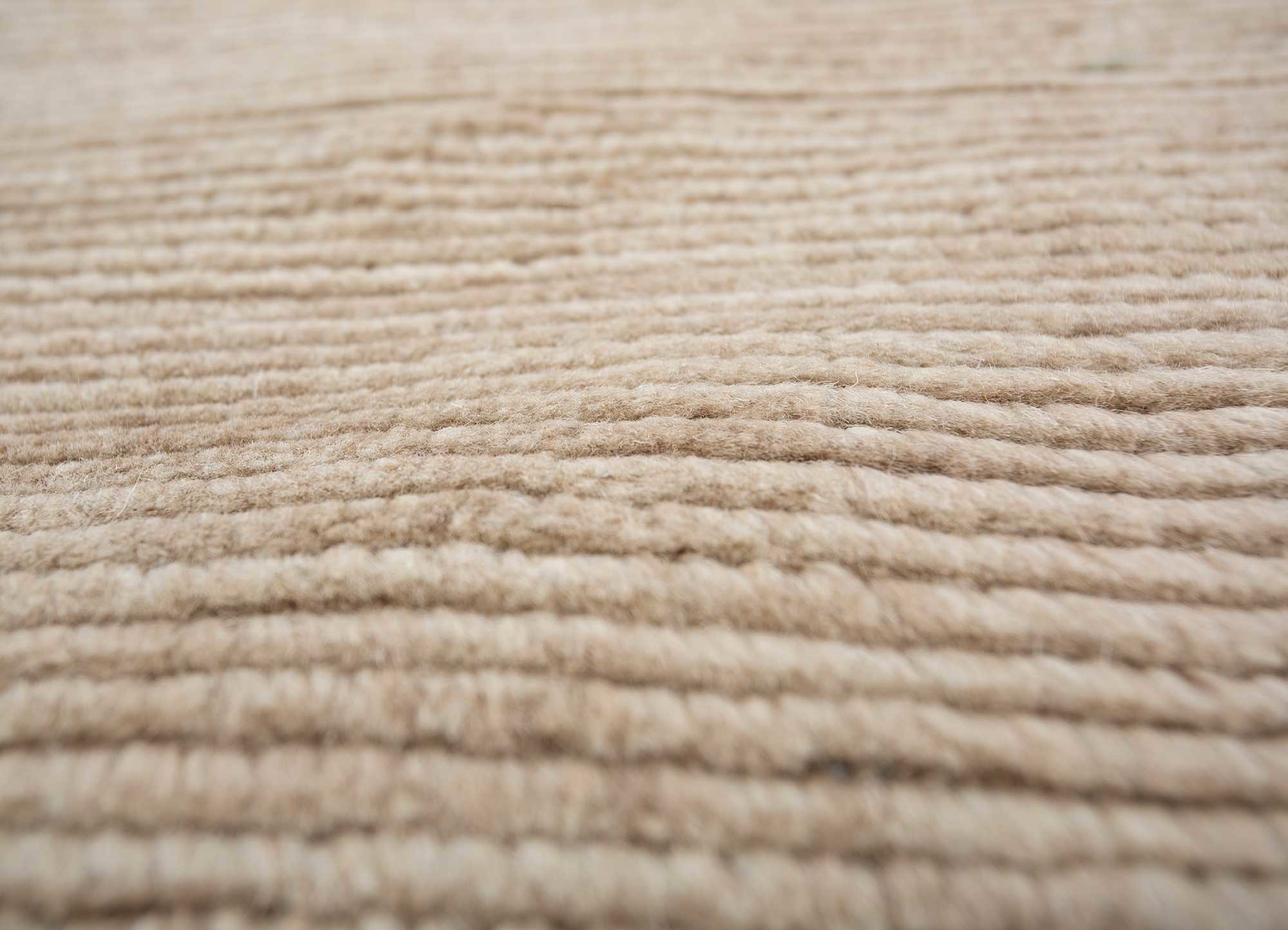 Contour Beige & Brown Hand Loom Wool Rugs-Hwl-170-Jaipur Rugs ZA
