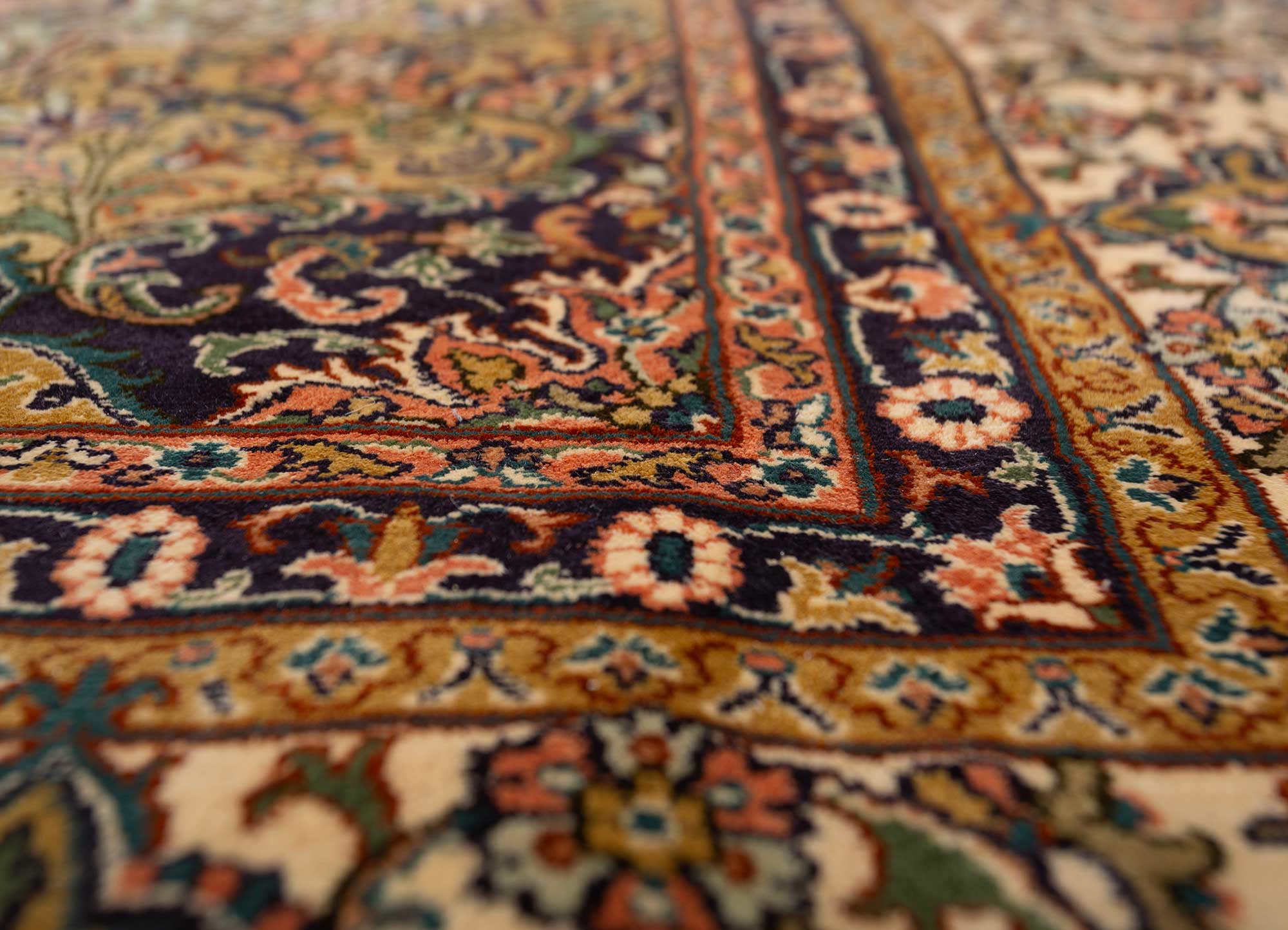 Golkd Rugs Gulmarg Gold Hand Knotted Silk Rugs-Skps-240-Jaipur Rugs DE
