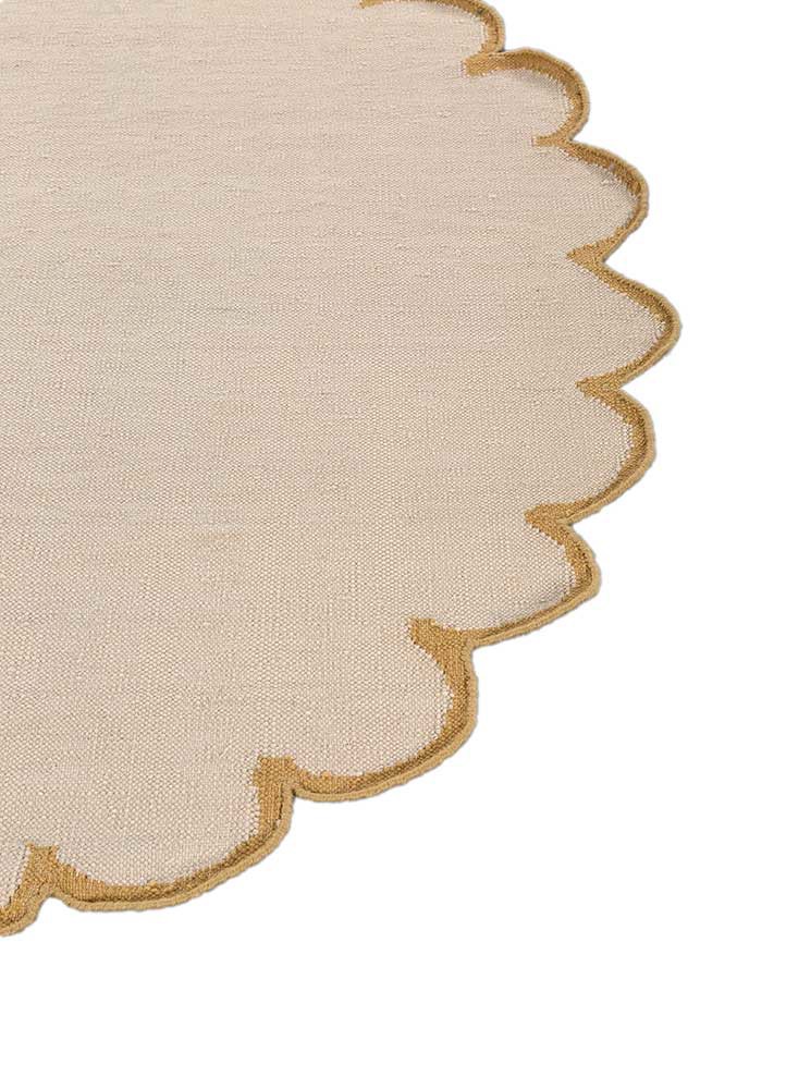 alhambra ivory wool flat weaves Rug - Corner alhambra ivory wool flat weaves Rug - Corner