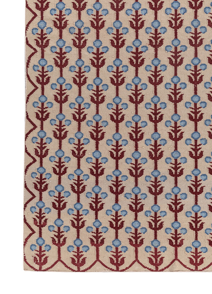 alhambra ivory wool flat weaves Rug - Corner alhambra ivory wool flat weaves Rug - Corner