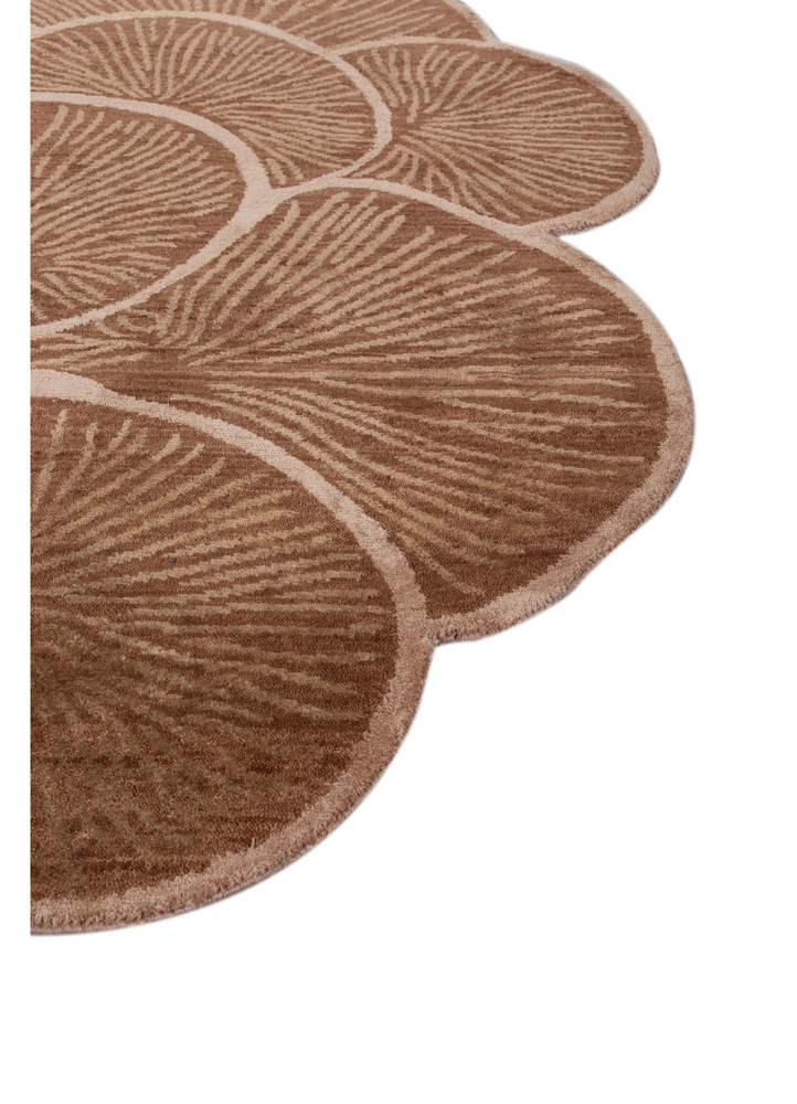 aprezo red and orange wool and silk hand knotted Rug - Corner aprezo red and orange wool and silk hand knotted Rug - Corner