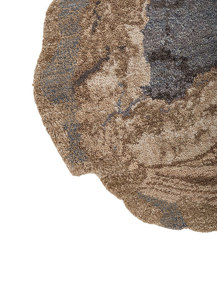 aprezo blue wool and silk hand knotted Rug - Corner aprezo blue wool and silk hand knotted Rug - Corner