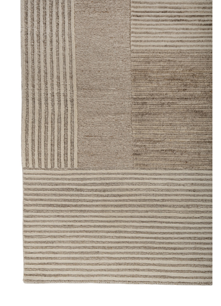 blythe ivory wool hand knotted Rug - Corner blythe ivory wool hand knotted Rug - Corner
