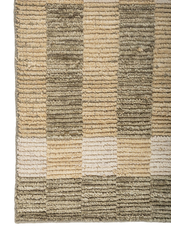 saga gold wool hand loom Rug - Corner saga gold wool hand loom Rug - Corner