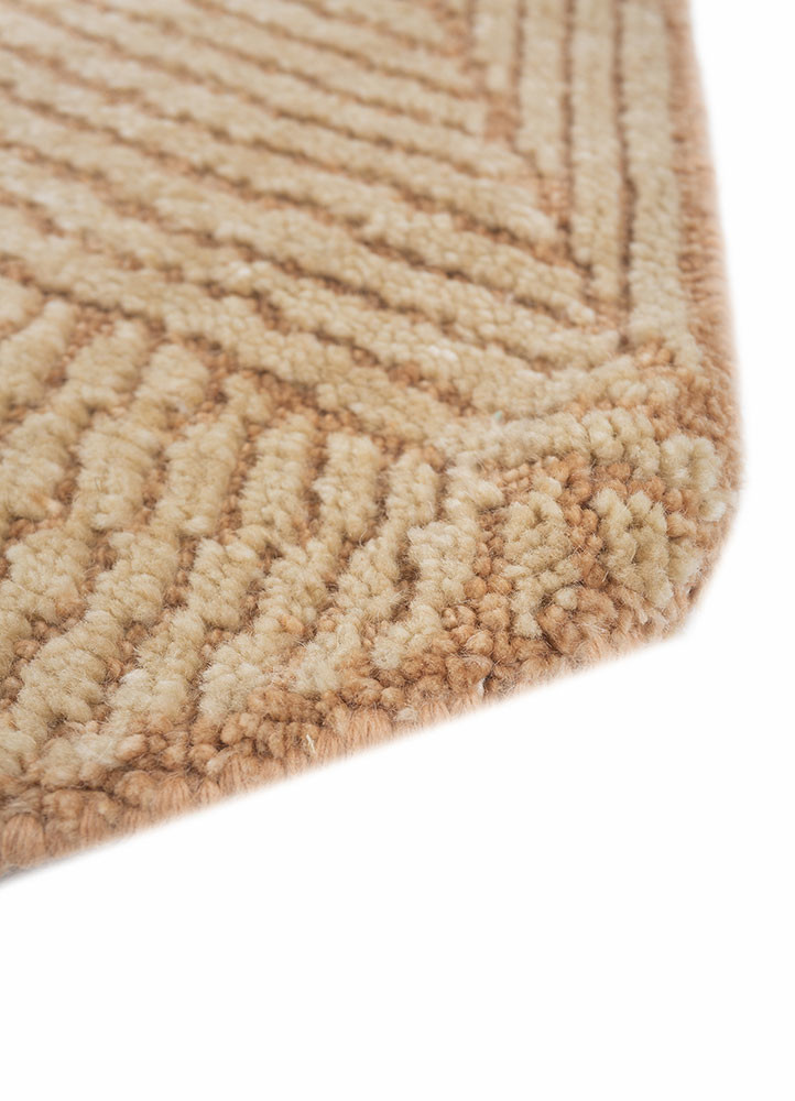 blythe blue wool hand knotted Rug - Corner blythe blue wool hand knotted Rug - Corner