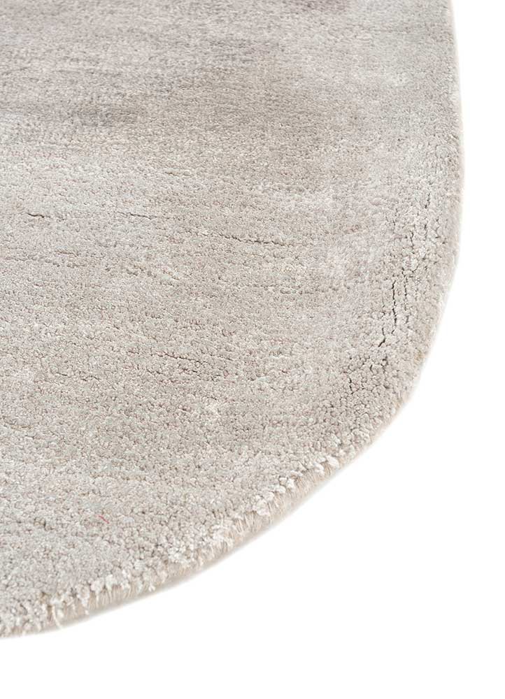azalea grey and black wool and bamboo silk hand knotted Rug - Corner azalea grey and black wool and bamboo silk hand knotted Rug - Corner