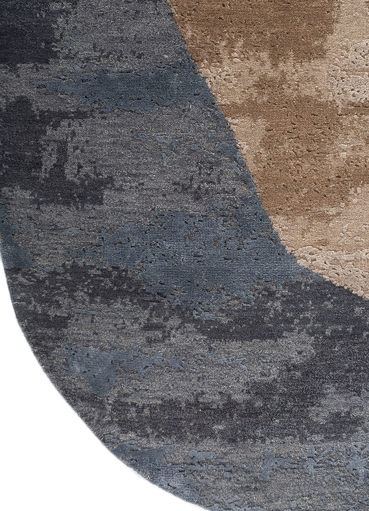 aprezo ivory wool and bamboo silk hand knotted Rug - Corner aprezo ivory wool and bamboo silk hand knotted Rug - Corner