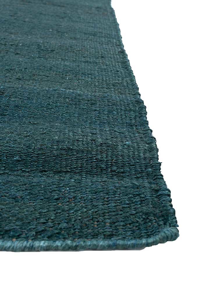daaira blue jute and hemp flat weaves Rug - Corner daaira blue jute and hemp flat weaves Rug - Corner