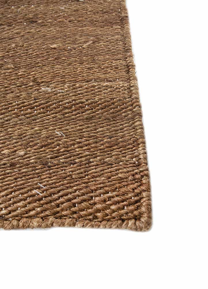 daaira ivory jute and hemp flat weaves Rug - Corner