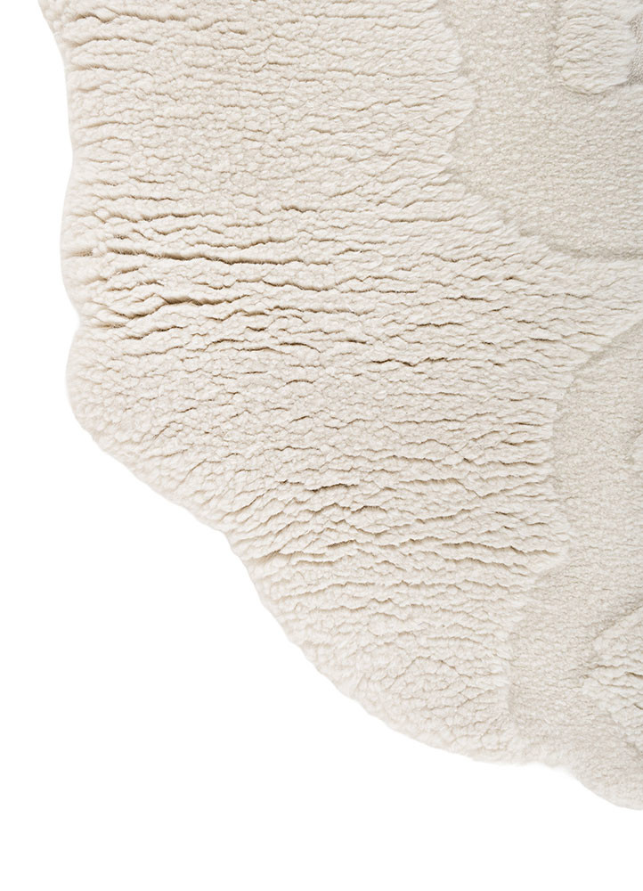 wall installation ivory wool hand tufted WALL ART & TAPESTRY - Corner wall installation ivory wool hand tufted WALL ART & TAPESTRY - Corner