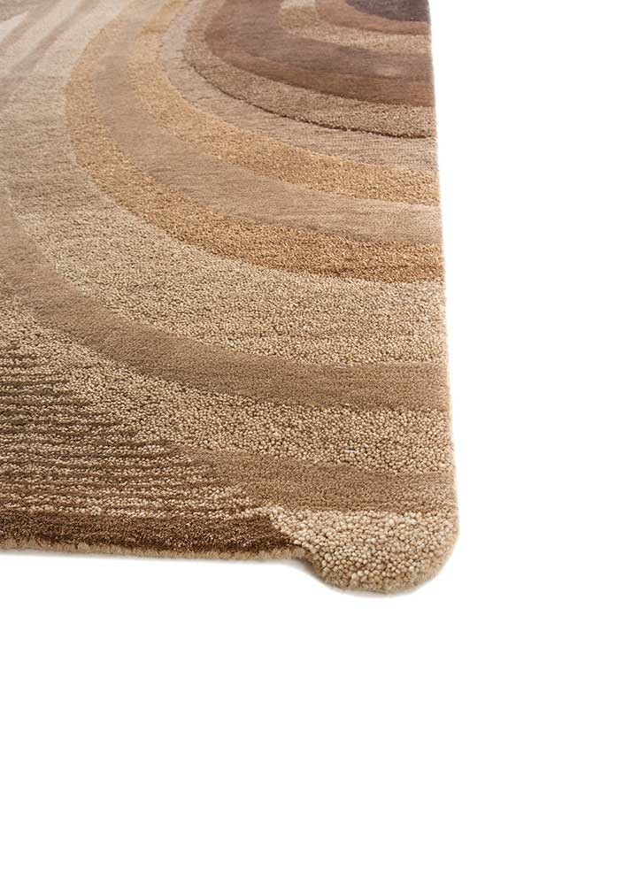 pathways gold wool and viscose hand tufted Rug - Corner pathways gold wool and viscose hand tufted Rug - Corner