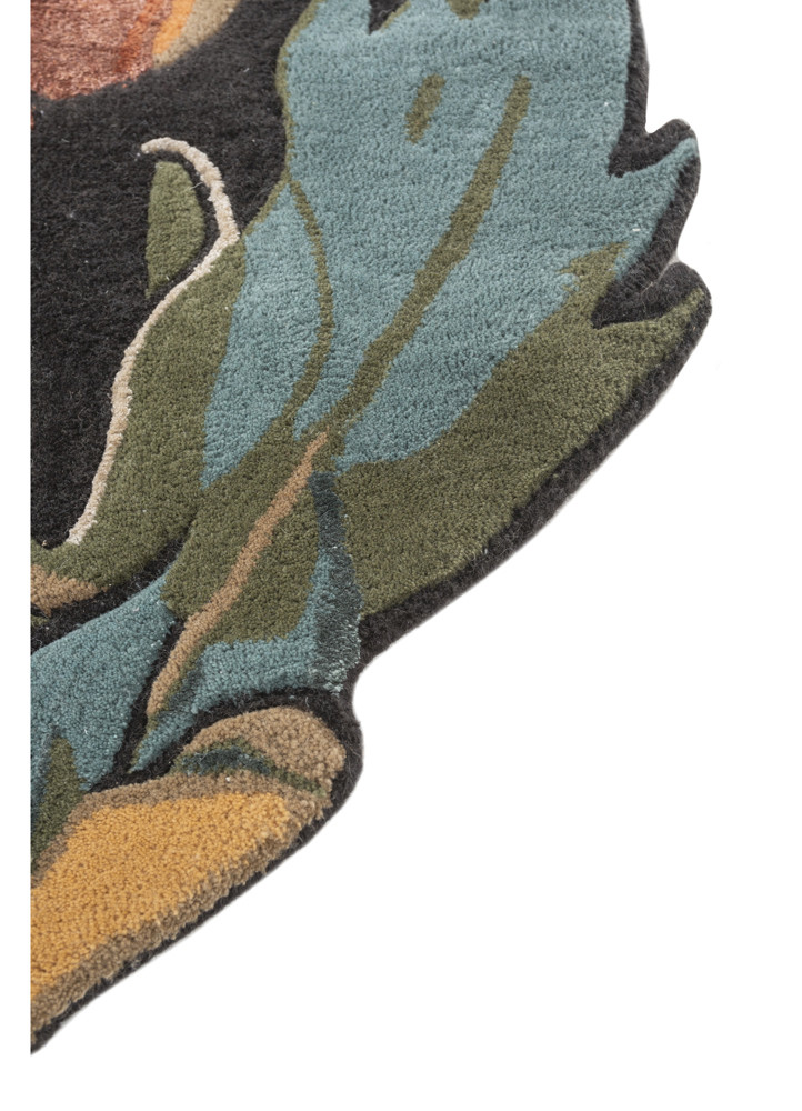 nebulora blue wool and viscose hand tufted Rug - Corner nebulora blue wool and viscose hand tufted Rug - Corner
