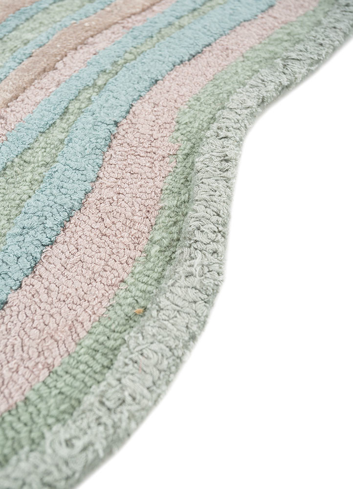 aurelia green wool and viscose hand tufted Rug - Corner aurelia green wool and viscose hand tufted Rug - Corner