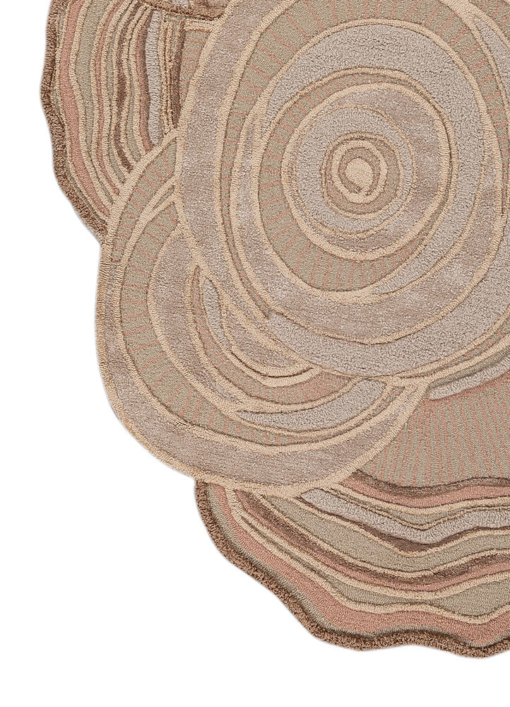 aurelia gold wool and viscose hand tufted Rug - Corner aurelia gold wool and viscose hand tufted Rug - Corner