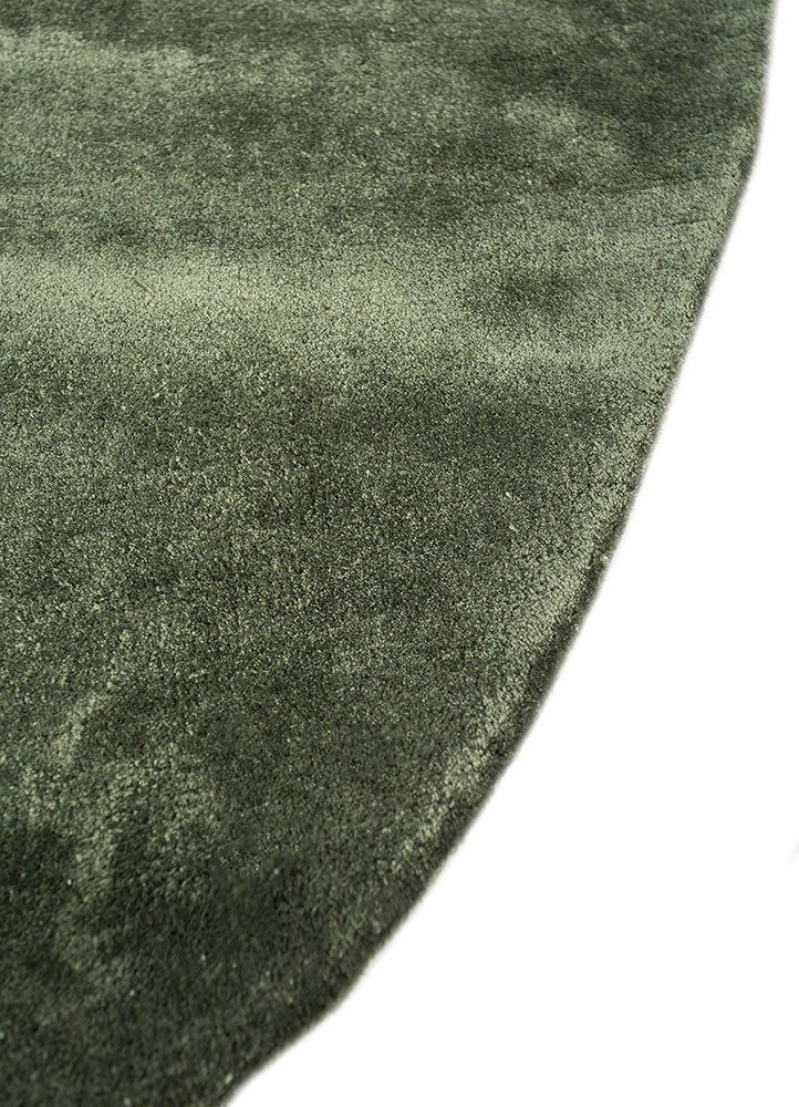 cera green viscose hand tufted Rug - Corner cera green viscose hand tufted Rug - Corner