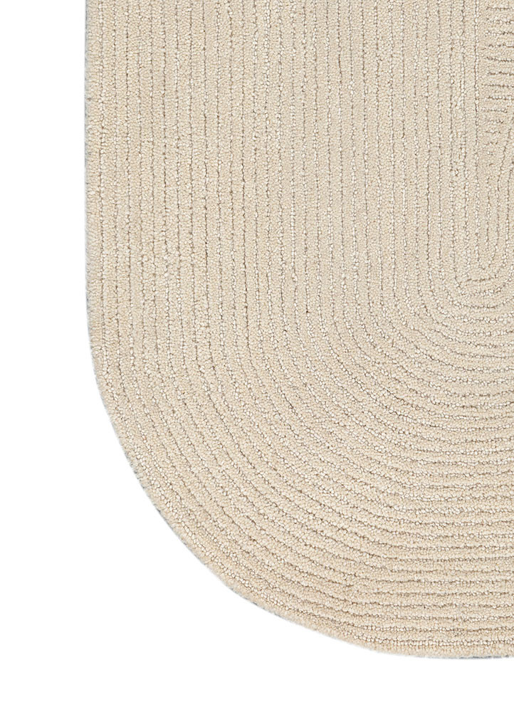 aprezo ivory wool and viscose hand tufted Rug - Corner aprezo ivory wool and viscose hand tufted Rug - Corner